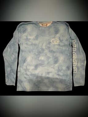 Costa Blue Tie-Dye Wave Shirt